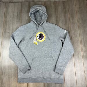 Washington Redskins Hoodie Men’s Size L Nike NFL Gray